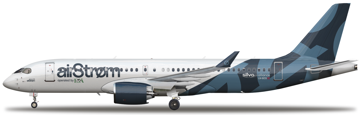 airStrøm Airbus A220-300 concept art